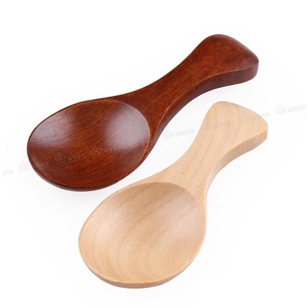 Cucchiai Bambino Latte in polvere Cucchiaio di legno Gelato Frappè Mini Zucchero Sale Utensili da cucina in legno Gadget da cucina Lx1657 Drop Delivery Ho Dheag