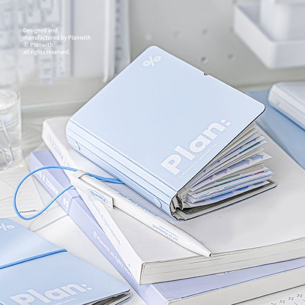 Bloco de notas 40 páginas livro minimalista bolso de bolso solto mini caderno de encadernação portátil Planejador criativo Estação de suprimentos para estudantes