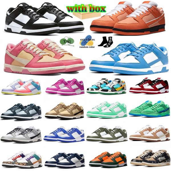 Panda Pigeon Laufschuhe Herren Damen Designer Sneakers Orange Lobster Team Red Stadium Green Fuchsia Midnight Navy Pink Foam Next Nature niedrige Outdoor-Sportschuhe