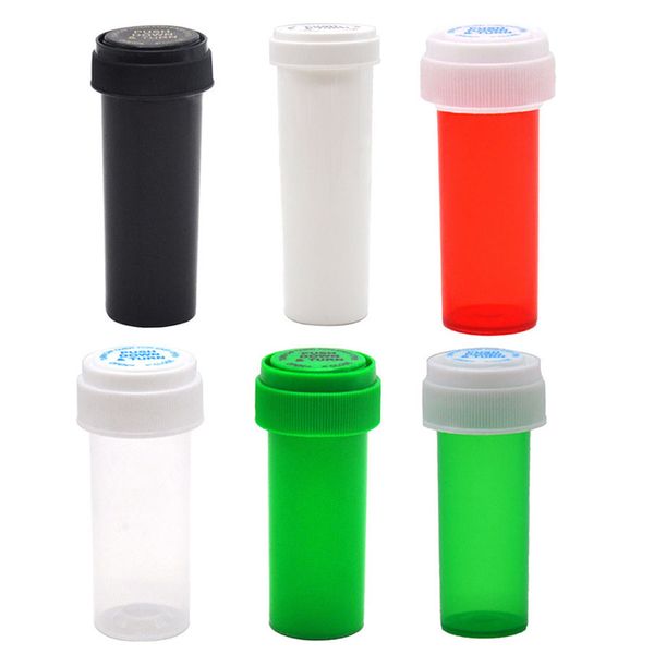 110 ml Plastik-Push-Down-Drehfläschchen-Behälter Unkraut-Aufbewahrungs-Stash-Glas-Pillen-Flaschen-Plastikröhrchen