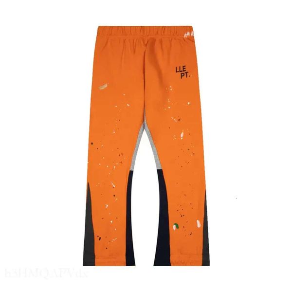 Galleryes Dept Mens Calças Galleryes Sweatpant Mens Designers de Luxo Calças Homens Calças Studios Red Flare Pants Sweatpants Homens Jogger Moda 7593