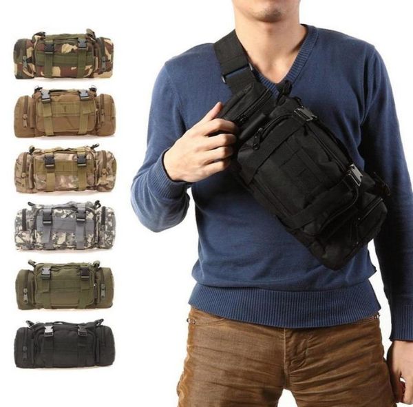 Saco tático sacos de desporto 600d à prova dwaterproof água oxford tecido militar cintura pacote molle bolsa ao ar livre para acampamento caminhadas b04247f8534092