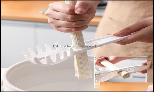 Outras ferramentas de cozinha Mtifunction Spaghetti Server Pasta Fork Gadget Resistente ao Calor Noodle Stir Fry Colher Coador Cozinhar Spor9581561