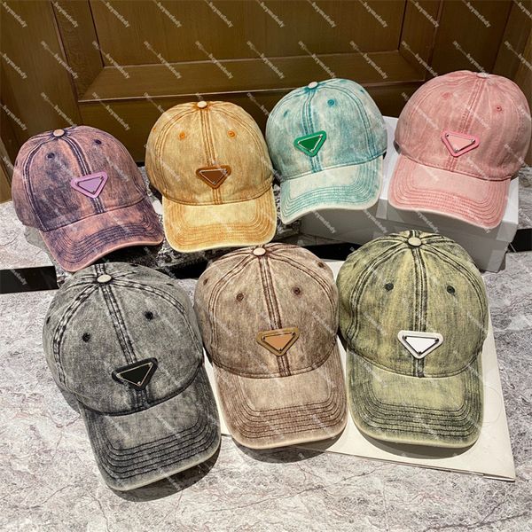 I nuovissimi cappellini colorati in denim Casquette Street Style Unisex Snapbacks Uomo Donna Cappellini da baseball firmati