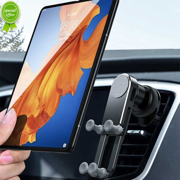 Auto Air Vent Auto Schwerkraft Metall Handyhalter Hülle für Samsung Galaxy Z Fold 2 3 4 S21 S22 S23 Plus ZFold Fold4 Fold3 Stand Cover