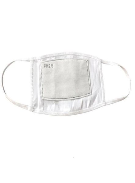 EUA estoque novos espaços em branco sublimação máscara facial adultos crianças ciclismo filtro bolso pode colocar pm25 junta prevenção de poeira para transferência diy 9221657