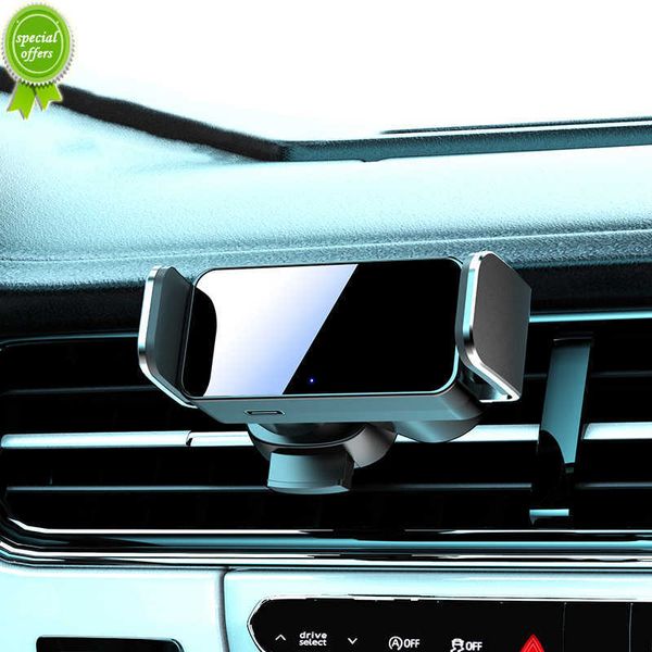 Suporte automático de telefone para carro para celular Autométrico por suporte para carros elétricos para Huawei iPhone Xiaomi Samsung Air Vent Mount