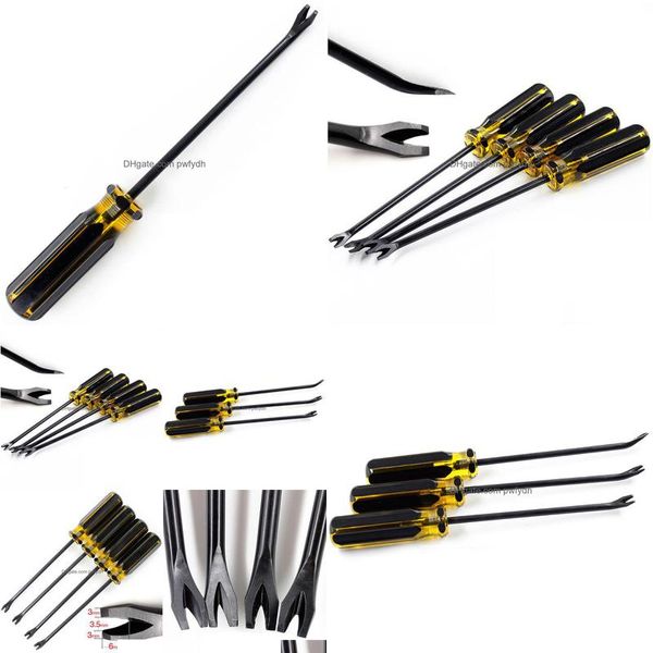 Parti di utensili Sollevatore di punti metallici Tack Nail Pin Maniglia Tappezzeria Pler Pry Bar Utensili manuali per sollevare tutti i tipi di chiodini Borchie Chiodi Perni Dro Dhfq1