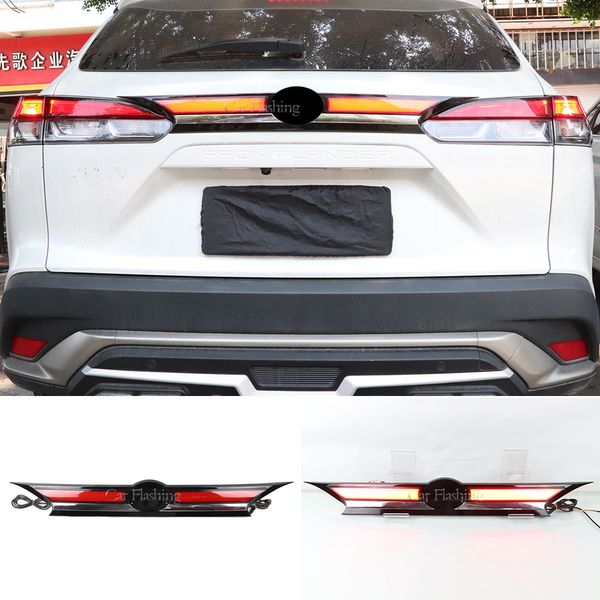 Para Toyota Corolla Cross 2020 2021 2022 traseiro do pára -choque traseiro da luz traseira LED LED LUZECTOR DE Lâmpada de freio Sinal de giro de aviso