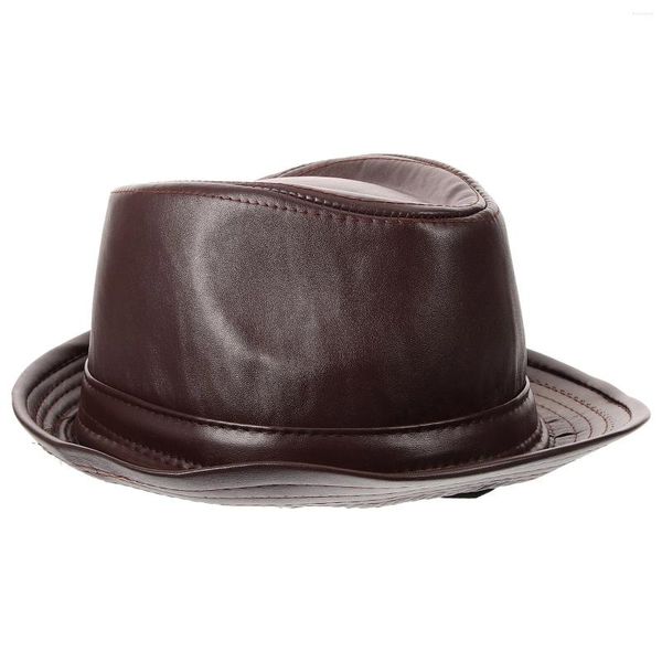Top kapaklar orta yaşlı yaşlı moda caz şapkası erkek erkek retro açık boş zamanları için