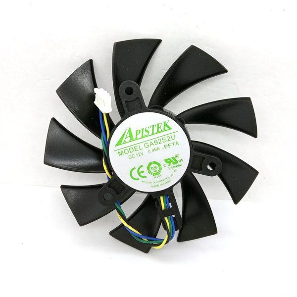 Fans Kühlungen Neue Original Ga92S2U Pfta Dc12V 0,46 A Für Zotac Gtx 1070Ti 1080Ti Mi Grafikkarte Lüfter Drop Lieferung computer Ot61A