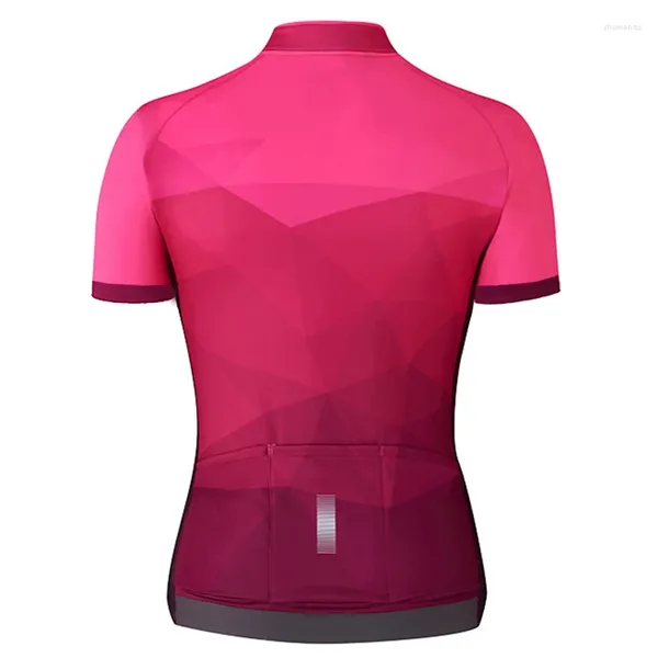 Jaquetas de corrida 2023 Design Verão Mulheres Ciclismo Manga Curta Bicicleta Jaqueta Roupas MTB CrossMax Road Ride Mountain Jersey Sports Bike Top