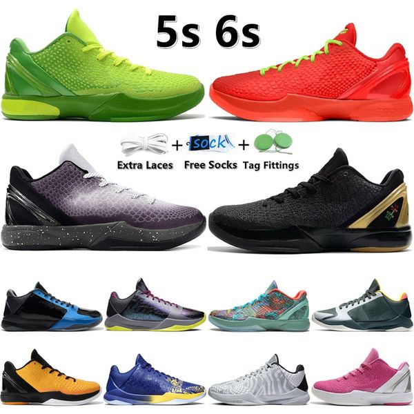5 6 Mens Basketbol Ayakkabıları 5S 6S Spor Sneaker Black Del Sol Gold Grinch Eybl Yüzükler Prelude Demar DeRozan Düşün Pembe Erkek Kadın Platform Eğiticileri Spor Spor ayakkabıları