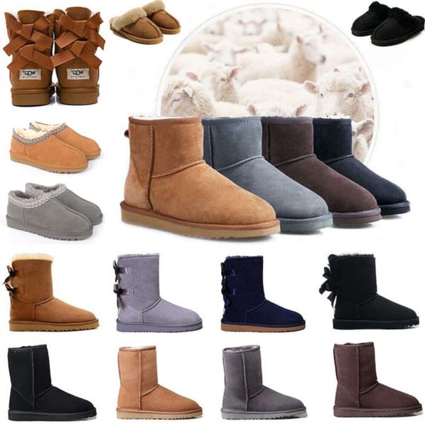 Tasman Botas de Inverno Designer Mulheres Plataforma de Pele Senhoras Neve Real Pele de Carneiro Lã Low-cut Sapatos Quentes Homem e Curto Super Mini Mens Mulheres TasmansTrendy Shoes