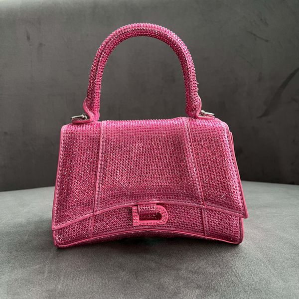 2023 Womens Mens intarsiato diamante designer di lusso in vera pelle pochette Tote Borse da viaggio frizione rosa borsa a tracolla estiva borsa a clessidra borse a tracolla borse vintage