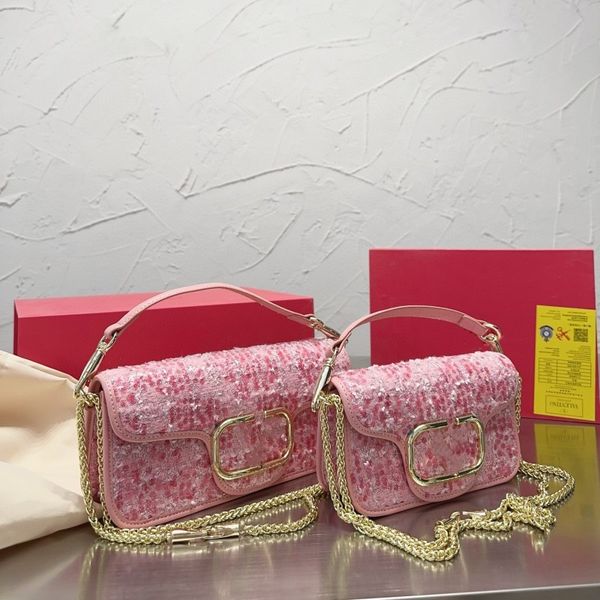 Lüks tasarımcı omuz çantaları moda v mektup crossbody çanta cüzdan vintage bayanlar düz renkli deri çanta tasarım omuz çantası