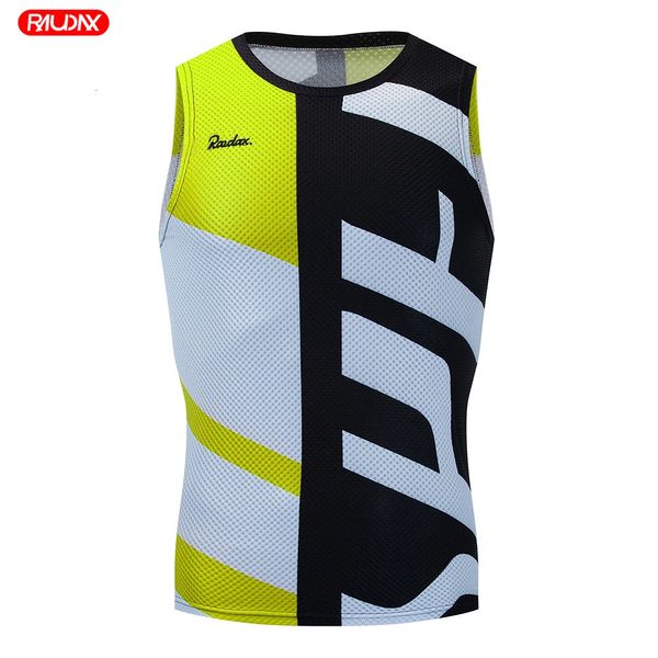 Maglie da ciclismo Top Raudax uomo e donna Gilet da ciclismo senza maniche Ciclismo Maglia da ciclismo Mtb bike Base Layer Abbigliamento da ciclismo Gilet da moto 231124