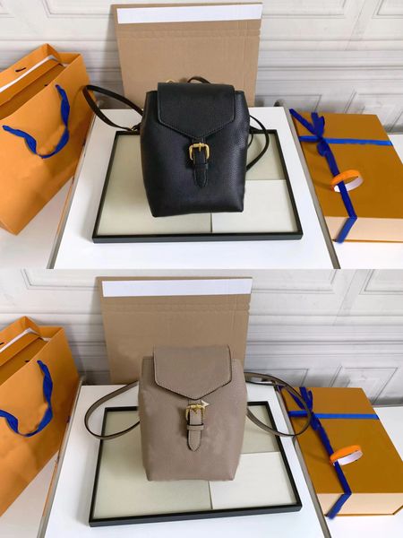 Tasarımcı lüks sırt çantası en kaliteli mini tip sırt çantası çanta moda şık cüzdan omuz çantaları siyah harf kabartma crossbody cüzdan