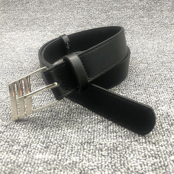 Cintos 2023 Luxo Jovem Cinto Masculino All-in-One Versão Coreana Casual Pin Buckle Simples Vintage Drop