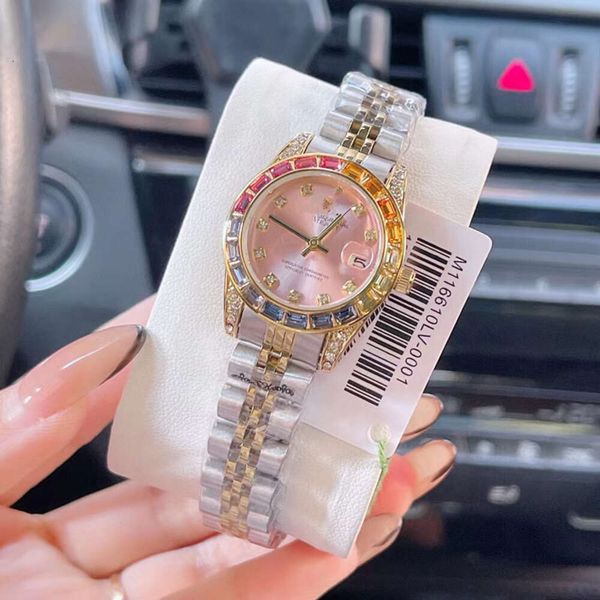 Designer Rol Watch Relógios Masculinos Relógio de Luxo Family Journal Classic Pearl Beimu Diamond Face Relógio de Quartzo Feminino Borboleta Fivela Pequeno e Elegante Estilo Lote