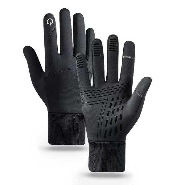 Winter Herren Handschuhe Touchscreen Wasserdicht Winddicht Hochwertige Outdoor-Sportarten Warme Thermo-Fleece-Lauf-Ski-Handschuhe