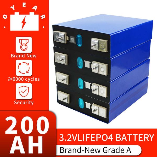 Heißer Verkauf 12V lifepo4 Batterie 200AH Wiederaufladbare Lithium-Eisen-Phosphat-Batterie Deep Cycle lfp Marine batteri für EV RV-Boot