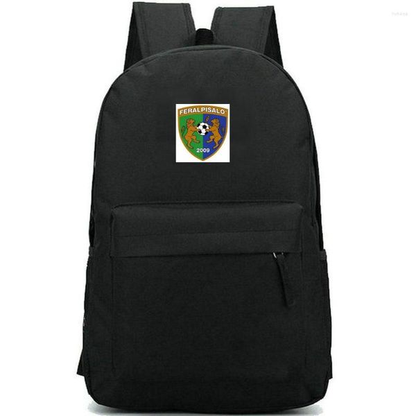 Rackpack feralpisalo lion badge badge daypack schoolbag sport rucksack italy satchel командная школьная сумка