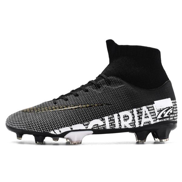 Sicherheitsschuhe ZHENZU Größe 3545 Männer Jungen Fußball Fußballstiefel Hohe Knöchel Kinder Stollen Training Sport Turnschuhe 231124