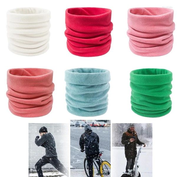 Lenços de lã pescoço mais quente inverno à prova de vento tubo cachecol para homens gaiter máscara macia meia face capa snowboard mulheres