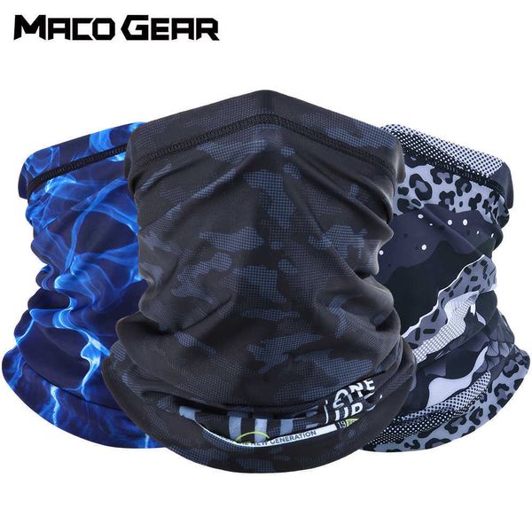 Cappellini da ciclismo Maschere Stampato Estate Traspirante Fresco Bandana Escursionismo Caccia Ciclismo Corsa Sciarpa Sci Equitazione Pesca Sport Mezza maschera Uomo Donna J230422