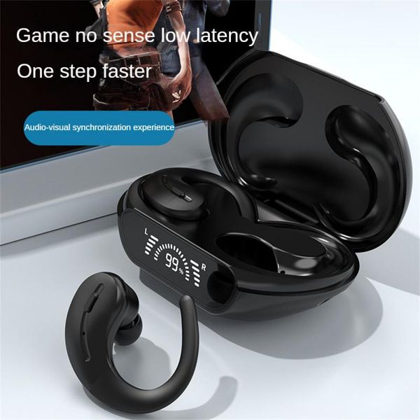 Fones de ouvido HiFi A8 TWS Bluetooth Wireless Earkphone 2023 Novos fones de ouvido sem fio Bluetooth 5.3 Redução de ruído Earbuds Sports fone de ouvido