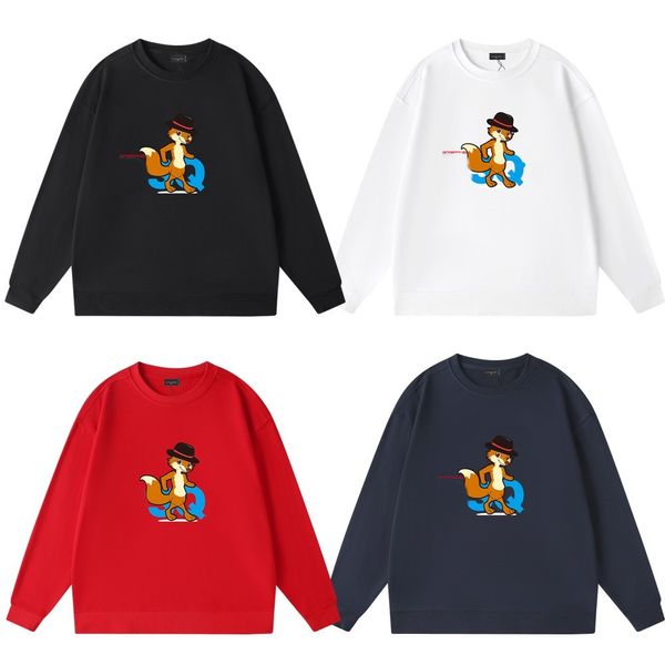 Tasarımcı Erkek Hoodies Sweatshirts Büyük boyutlu kadınlar yeni baskı mektubu patlama poiter süveter baskılı yıkama yuvarlak boyunlu pamuk d2 kapüşonlu kazak