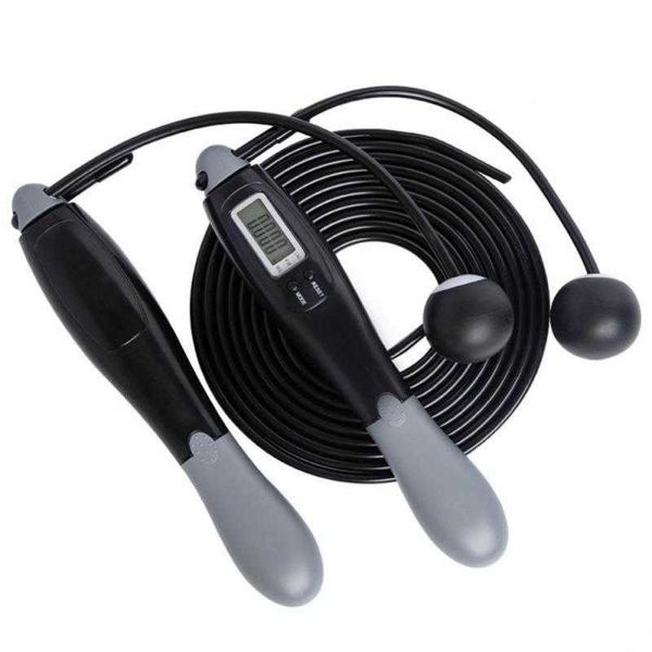 Cordas de salto sem fio Electronic Salping Rope Gym Fitness Salping Rope Skipping Scipping ROP