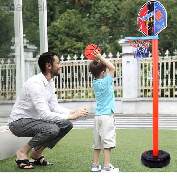 Giochi sportivi Bambini Pallacanestro Set da gioco Obiettivo esterno regolabile Interazione interna Ragazzo Gioco da giardino per bambini