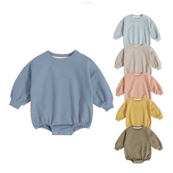 Set di abbigliamento all'ingrosso vendita calda all'ingrosso abiti da bambino in cotone biologico di alta qualità abbottini coperto di colore terry francese Romper