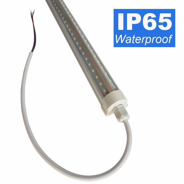 Dış mekanda kullanılmış su geçirmez IP65 LED tüp entegrasyonu buzdolabı ışık buzdolabı lambası daldırma ışık 2ft 3ft 4ft 5ft 6ft 8ft su geçirmez IP65 çıtan bağlantı