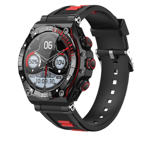 AMOLED Chiamata Bluetooth Astuto Della Vigilanza Degli Uomini di 1.43 pollici 466*466 HD Grande Batteria 700mAh Extra Lungo Standby Sport Smartwatch IP68 Impermeabile