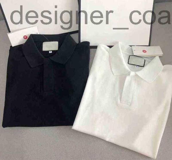 Polo da uomo Designer21ss Maglietta da uomo polo Designer lettera G Camicie di moda donna T-shirt a maniche corte Nero bianco Estate più vendute maglietta da tuta da uomo CSZ8