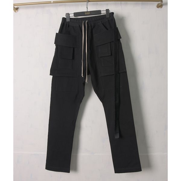 Оригинальные брюки DRK, хлопковые трикотажные брюки, трикотажные брюки с двойной петлей, свободные брюки, функциональная повседневная рабочая одежда, брюки для мужчин
