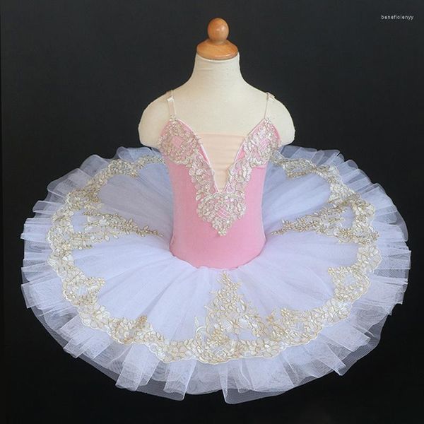 Stage Wear Ragazza e donna Abito da balletto blu per ragazze Tutu Costumi per bambini Ballerina Festa professionale per bambini di Halloween