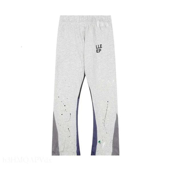 Galleryes Dept Mens Calças Galleryes Sweatpant Mens Designers de Luxo Calças Homens Calças Studios Red Flare Pants Sweatpants Homens Jogger Moda 9595