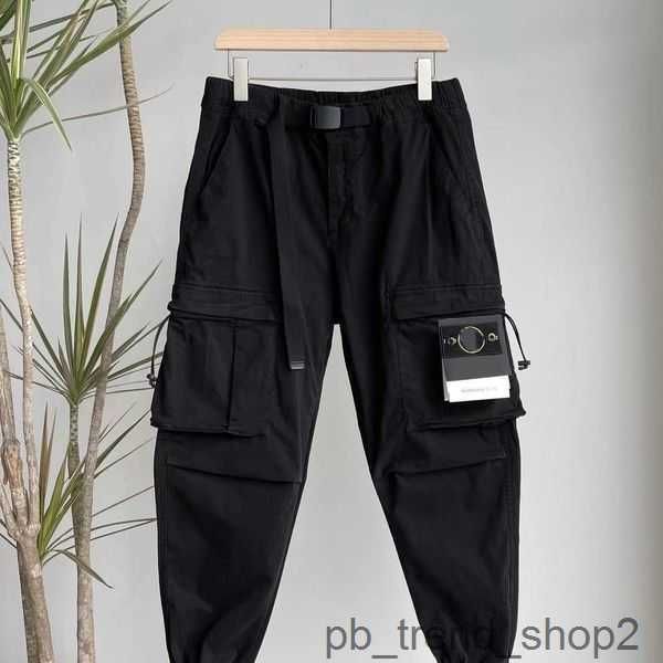 Pantaloni Stones Island 2023 Versione alta Stones Island Badge Primavera Estate Nuova cintura Leggings Cargo Street Casual Trend Ye Tidal Flow pantaloni cp 2 IPF4