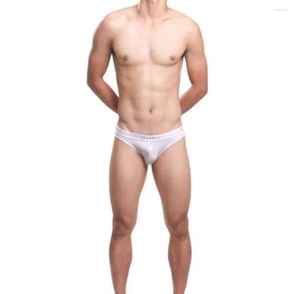 Mutande Puro cotone Tentazione Slip anca stretta Intimo da uomo Pantaloni a triangolo sexy Sospensorio Lingerie