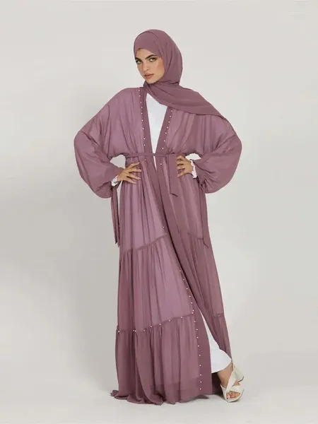 Ethnische Kleidung Ramadan Kimono Abaya Gebetskleidung Frauen Kaftan Saudi-Arabien Türkei Islamisches muslimisches Kleid Kebaya Robe Djellaba Femme