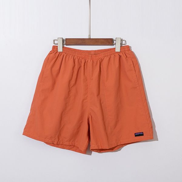 Shorts masculinos shorts masculinos shorts de grife Sacos de moletom esporte jogging praia tendência casual calças de férias soltas retas calças de secagem rápida cor laranja M-XXL