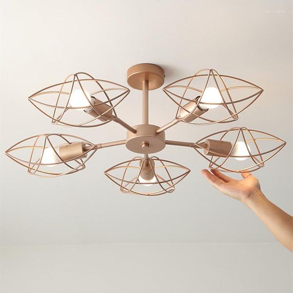 Lâmpadas pendentes Nordic Creative Creative Pentagrama Design leve Luz de quarto romântico Quarto Romantil Lâmpada E27 Pendurada