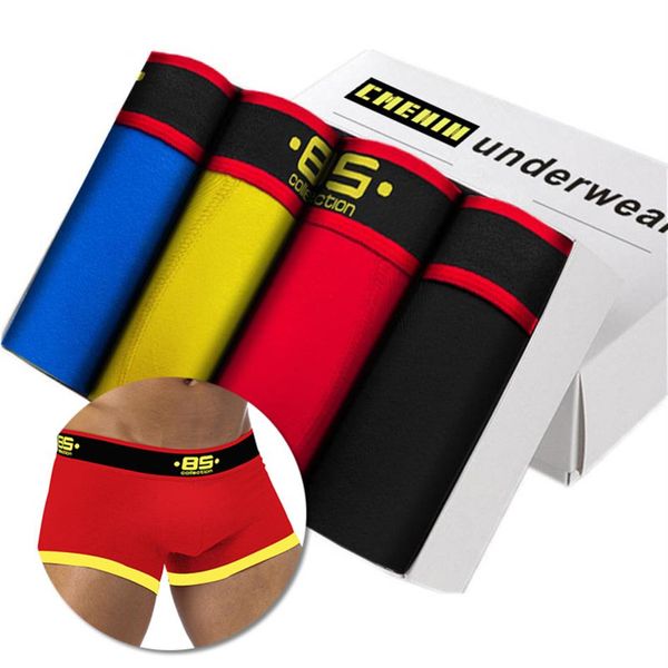 Sexy Boxer Men Rouphe Boxer Men Mesh mass cueca boxer shorts Sexy Homens Cueca T0005 Y2004152512