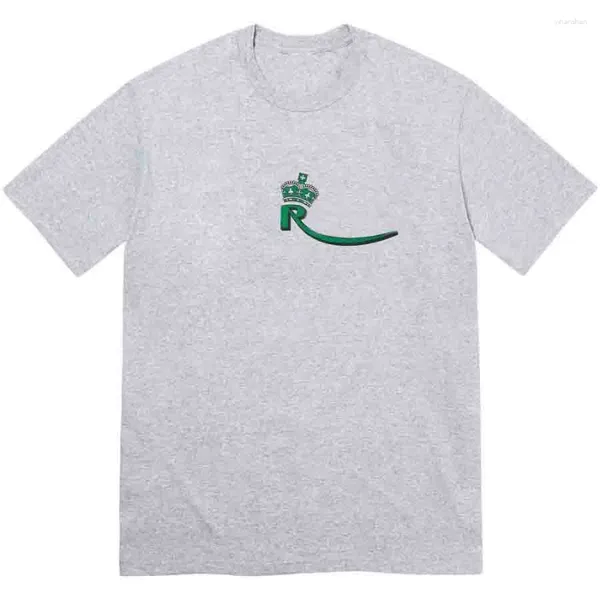 Erkek Tişörtleri SS23 Taç Kutusu Logosu Baskılı Kadınlar Erkekler Tees Hiphop Gevşek Fit Csaual Gömlek Yaz Tee