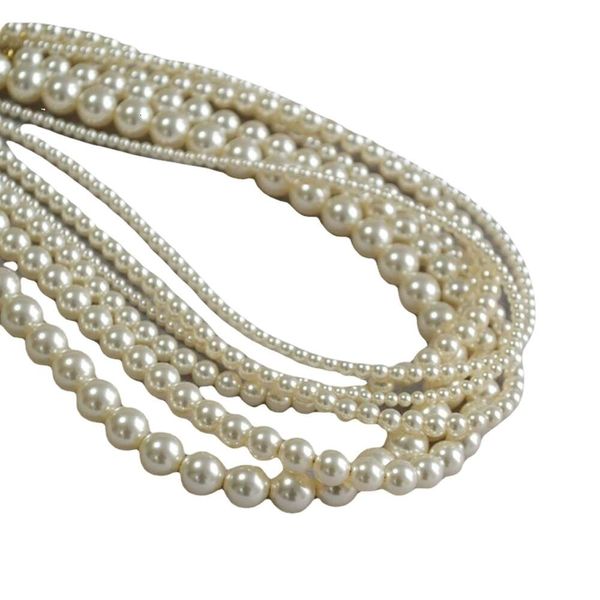 Collana Swarovski Designer Donna Alta qualità Elegante e luminosa Perla di cristallo d'imitazione 650 Colore Taglia Squisita Morbida Semplice Collana con colletto laminato