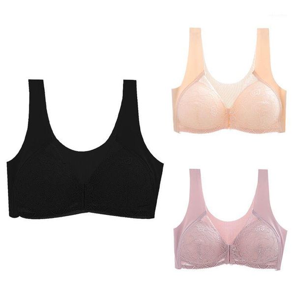 Gym Kleidung Frauen Unterwäsche Sexy Dessous Spitze Sport-BH Atmungsaktive U-förmige Schöne Rückseite Vorderseite Schnalle Big Size1